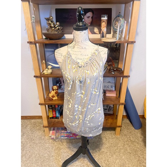 Anthropologie Vanessa Virginia Cocodrie Fish Tank halter high neck - Picture 2 of 7